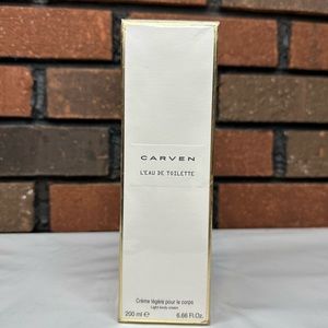 Carven L’eau De Toilette Light Body Cream 200ml NEW